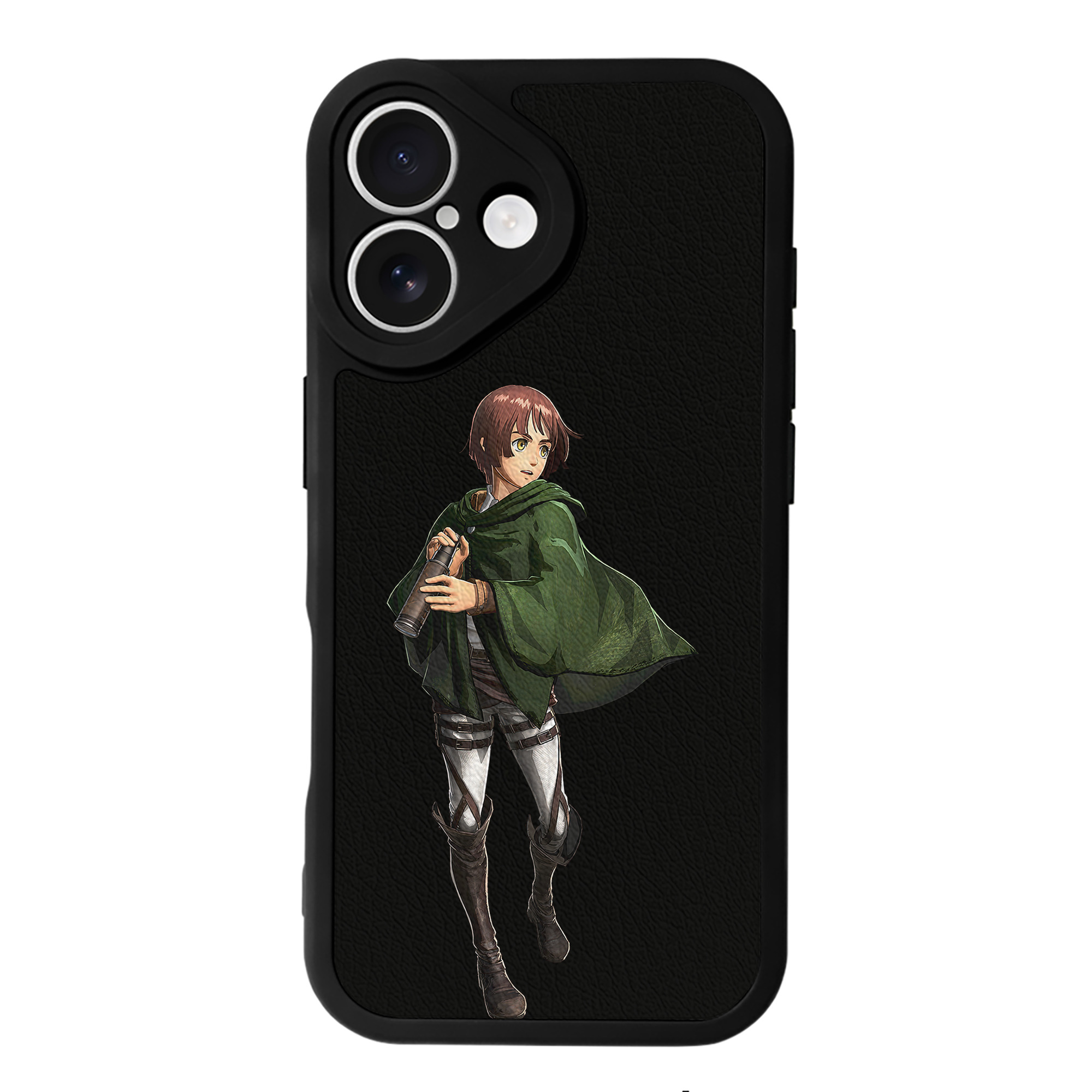 （画像用） 進撃の巨人 Attack on Titan 【iPhone 16シリーズ対応】シリコンスマホケース（レザー調） 材質：シリコン